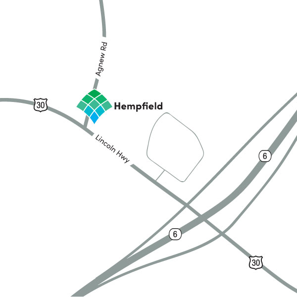 AHN Hempfield Neighborhood Hospital Map